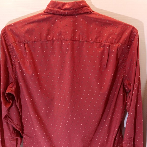 J Crew Shirt Mens M Button Down Multicolor Long Sleeve Print Pocket - Picture 6 of 9